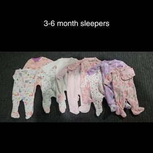 Lot of (9) 3-6 month sleepers